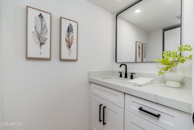 7223 N 14th St, Phoenix, AZ 85020 - bathroom featuring vanity and recessed lighting