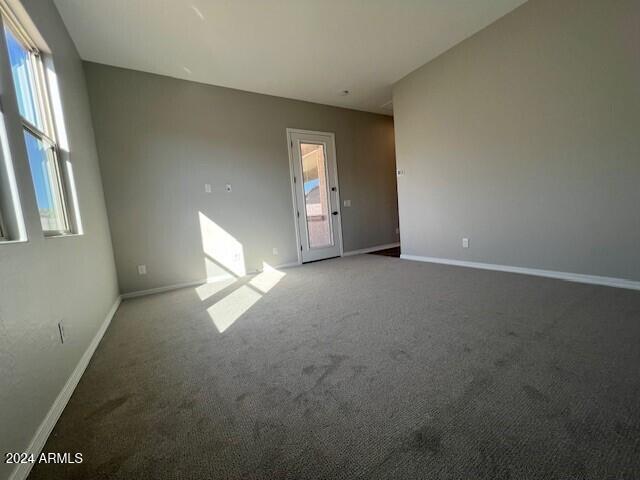 spare room with carpet floors