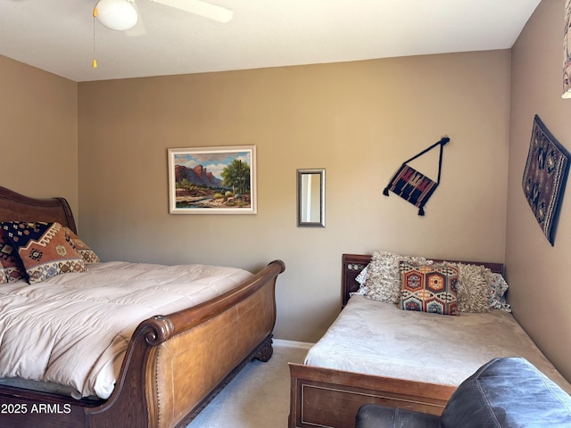 6535 E Superstition Springs Blvd Unit 217, Mesa, AZ 85206 - bedroom with carpet and a ceiling fan