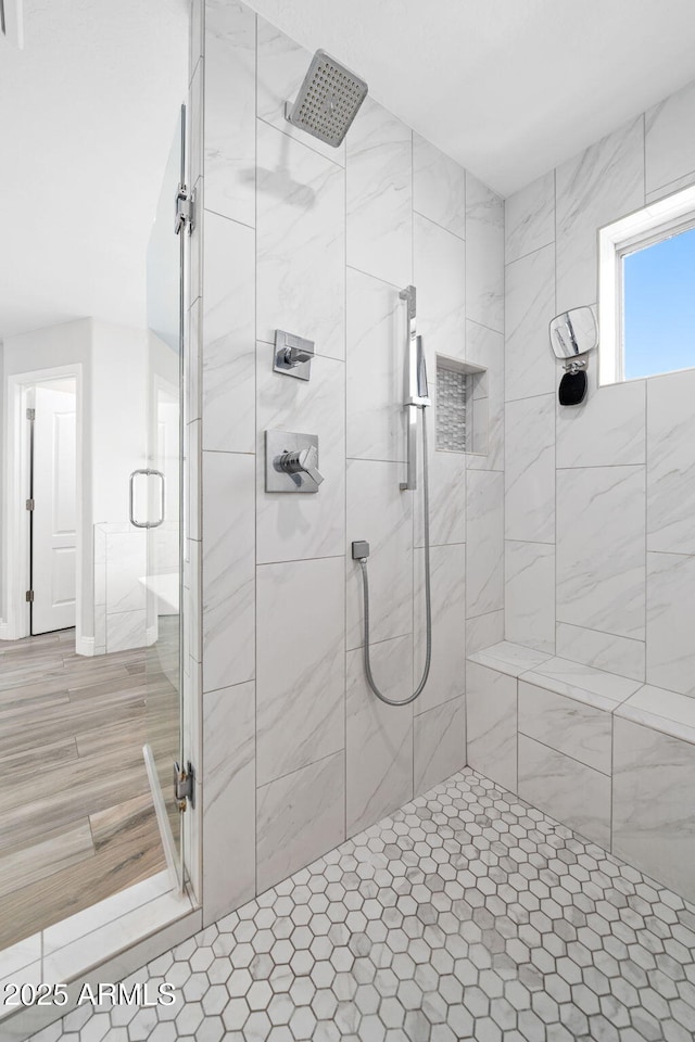 3665 S Jojoba Way, Chandler, AZ 85248 - bathroom featuring a shower stall