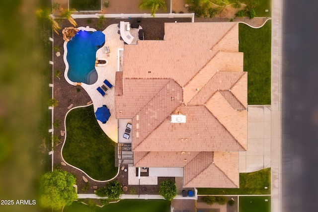 3665 S Jojoba Way, Chandler, AZ 85248 - aerial view of property and surrounding area with a pool