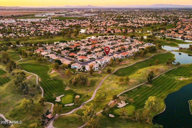 3665 S Jojoba Way, Chandler, AZ 85248 - view of property location with nearby suburban area, a water and mountain view, and a golf course