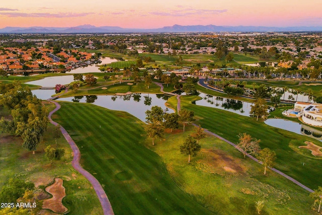 3665 S Jojoba Way, Chandler, AZ 85248 - view of property location with nearby suburban area, a local golf course, and a water and mountain view