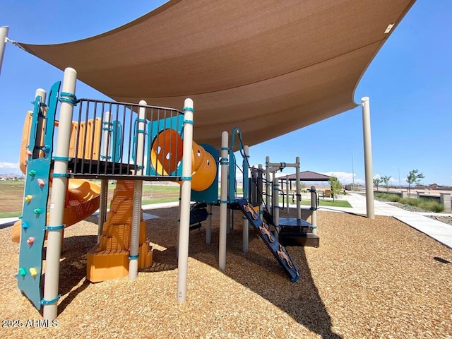 view of communal playground