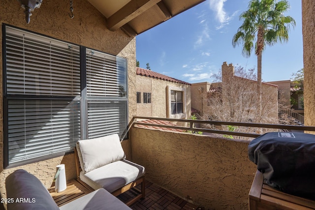 balcony with grilling area