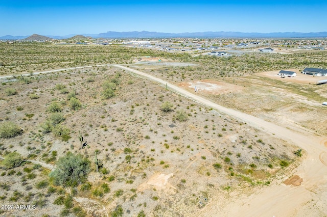 aerial view featuring a mountain view