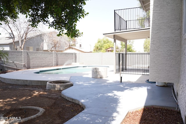1632 E Saint Charles Ave, Phoenix, AZ 85042 - view of swimming pool featuring a fenced backyard and a patio