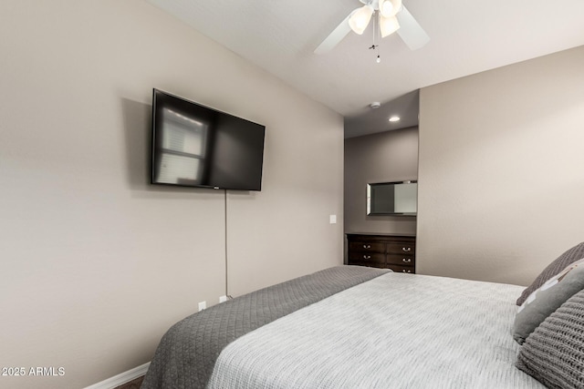 1078 W Redwood Ave, Queen Creek, AZ 85140 - bedroom with baseboards and ceiling fan