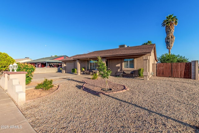2419 E Billings St, Mesa, AZ 85213 - ranch-style home with an attached garage, driveway, and stucco siding