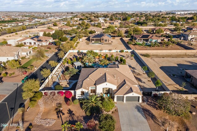 10417 N 180th Dr, Waddell, AZ 85355 - drone / aerial view featuring a residential view