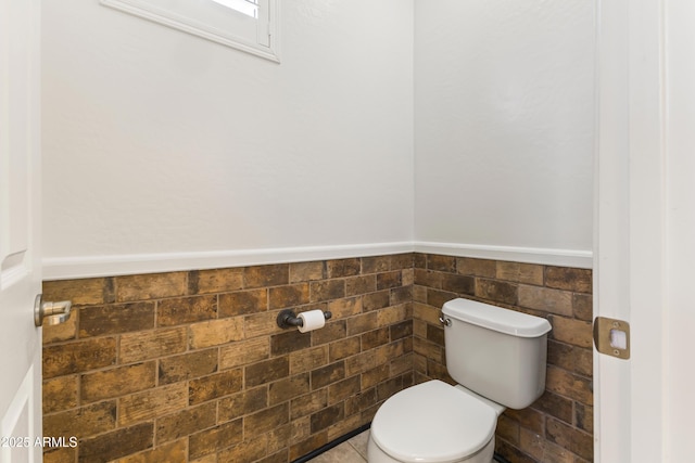 10417 N 180th Dr, Waddell, AZ 85355 - half bath with a wainscoted wall and toilet