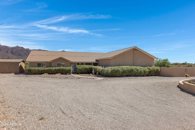 view of ranch-style home