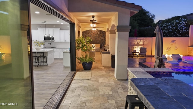 2985 N Point Ridge Rd, Buckeye, AZ 85396 - view of patio / terrace with area for grilling