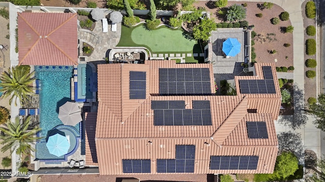 2985 N Point Ridge Rd, Buckeye, AZ 85396 - aerial view of a pool area