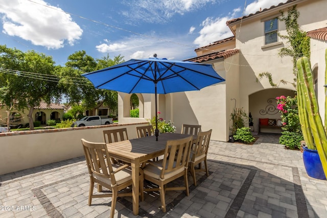 2985 N Point Ridge Rd, Buckeye, AZ 85396 - view of patio featuring outdoor dining space