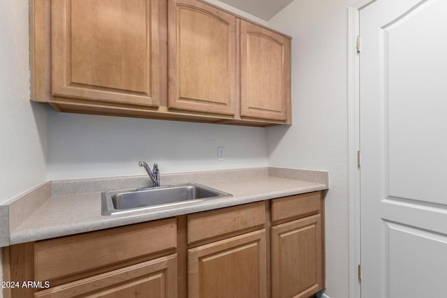 kitchen featuring sink