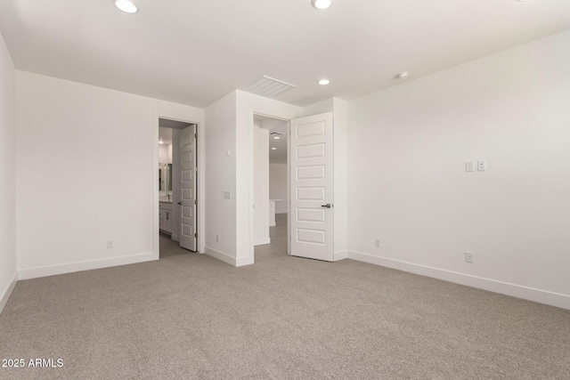 19434 S 212th Pl, Queen Creek, AZ 85142 - unfurnished bedroom with recessed lighting, carpet, and ensuite bathroom
