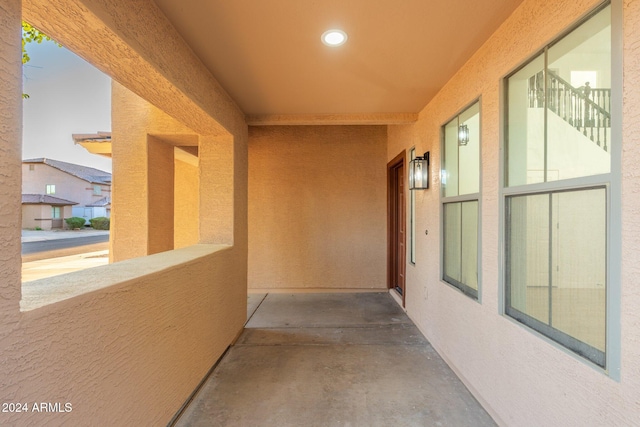 view of hallway