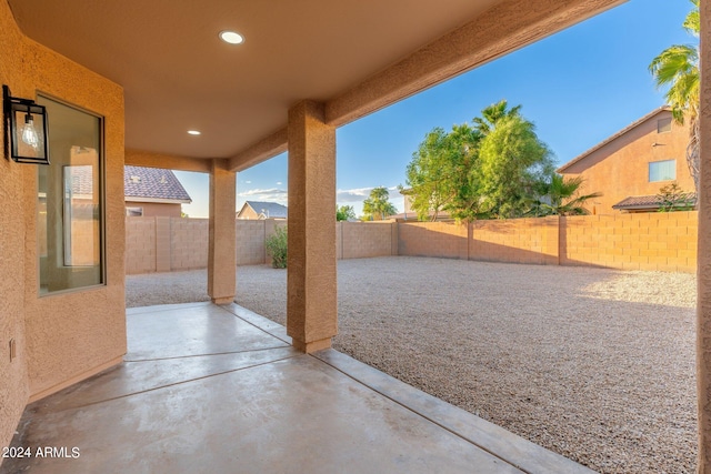 view of patio