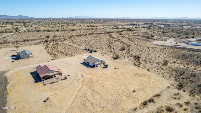 bird's eye view featuring a mountain view