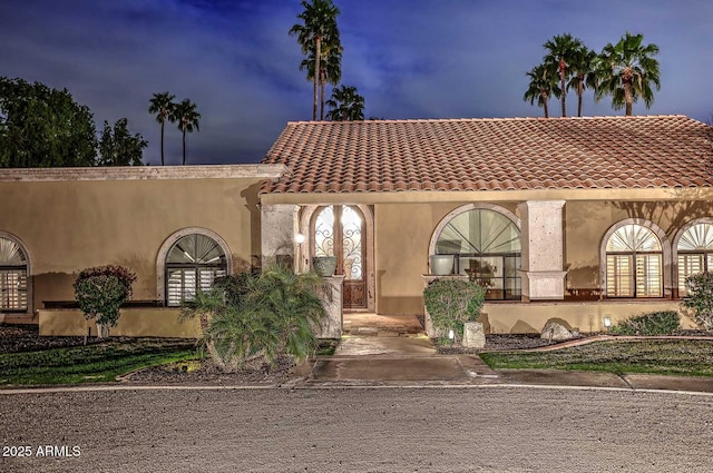 10365 E Paradise Dr, Scottsdale, AZ 85260 - mediterranean / spanish house with a tiled roof and stucco siding