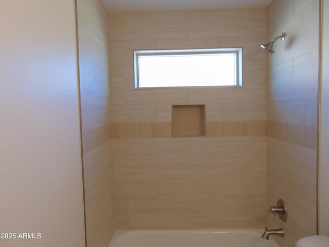 17707 E Jackrabbit Rd, Mayer, AZ 86333 - bathroom with shower / washtub combination and healthy amount of natural light