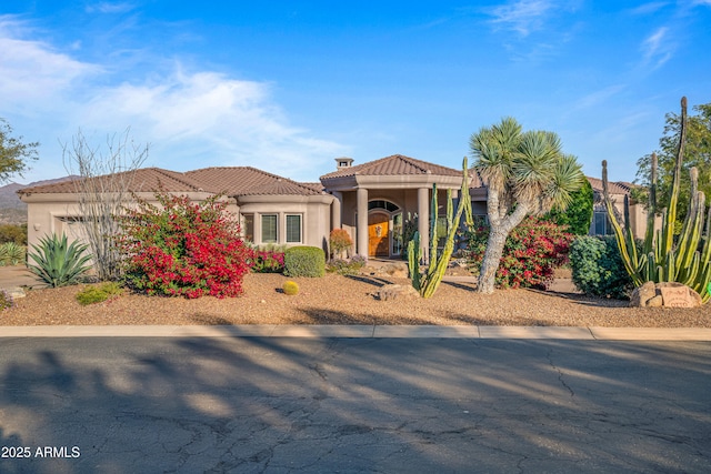 view of mediterranean / spanish house