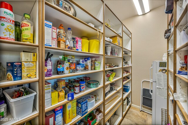 view of pantry