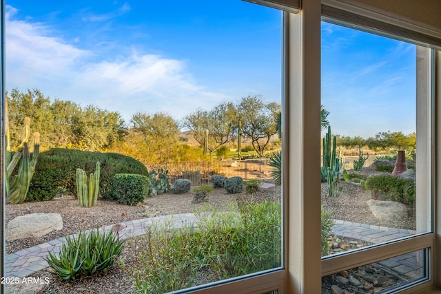 entryway featuring a wealth of natural light