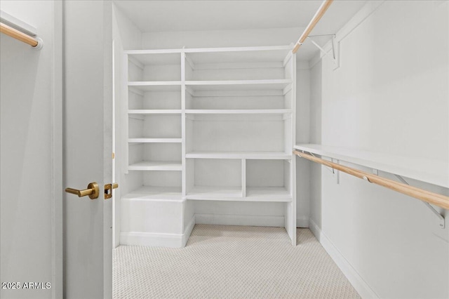 10755 E Cholla Ln, Scottsdale, AZ 85259 - walk in closet featuring light colored carpet