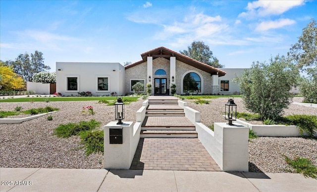 10755 E Cholla Ln, Scottsdale, AZ 85259 - view of front of home with stucco siding