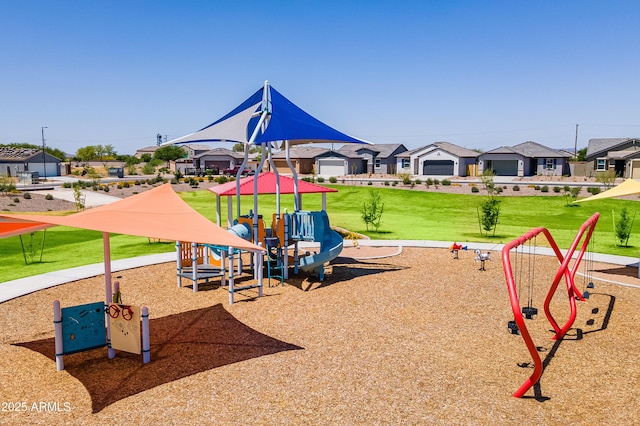 12039 E Primrose Ln, Florence, AZ 85132 - community playground featuring a residential view and a yard