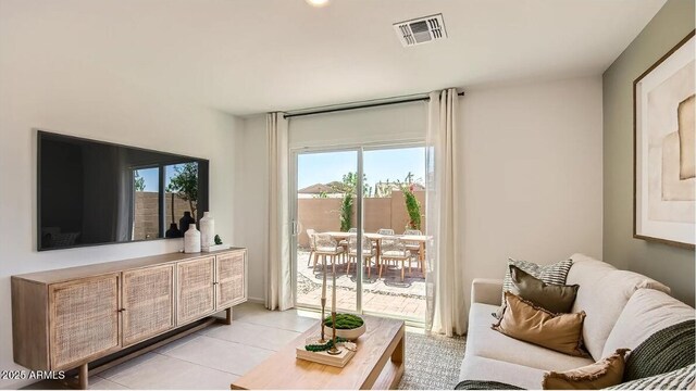 12039 E Primrose Ln, Florence, AZ 85132 - living room featuring light tile patterned floors