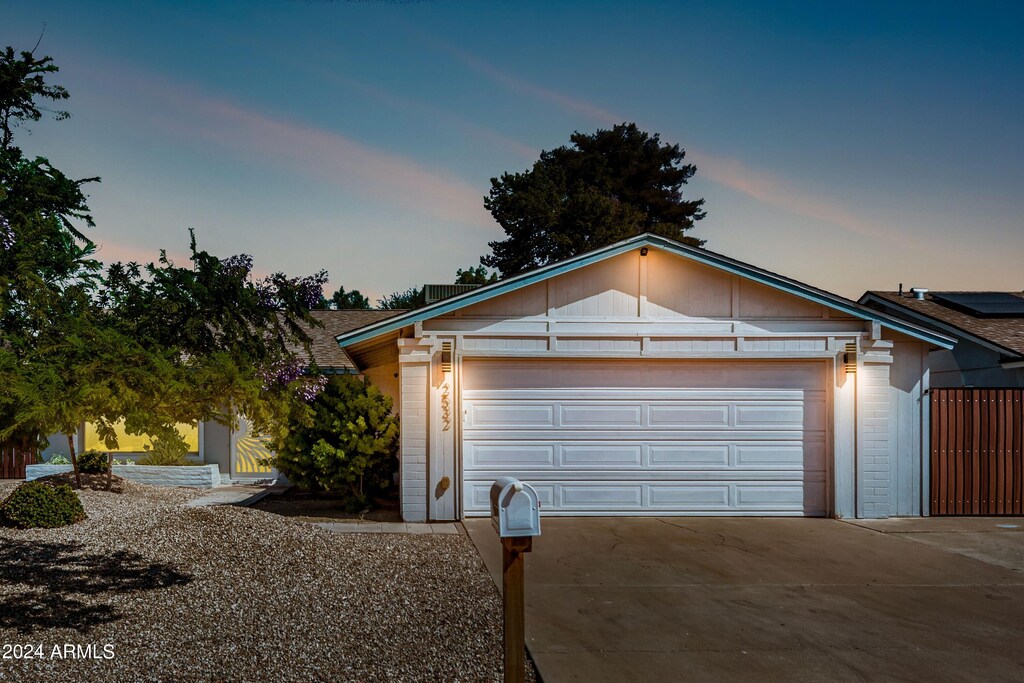 ranch-style house with a garage