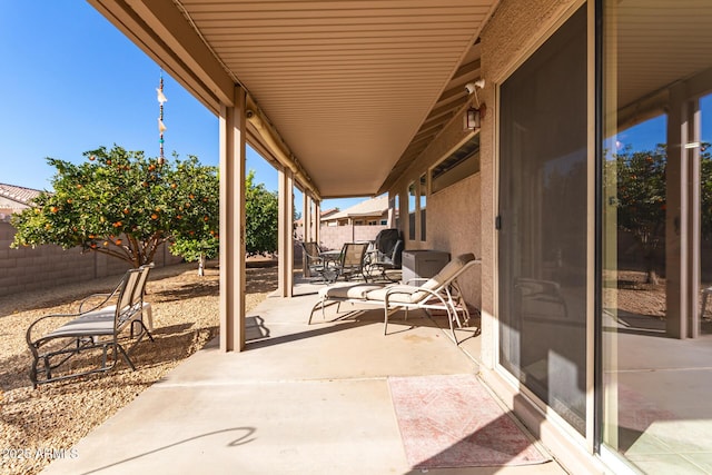 view of patio