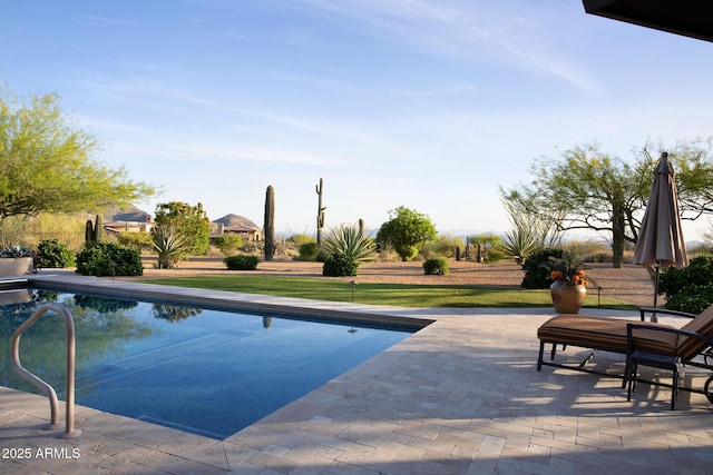 10205 E Happy Valley Rd, Scottsdale, AZ 85255 - outdoor pool featuring a patio area