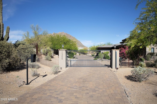 10205 E Happy Valley Rd, Scottsdale, AZ 85255 - gate featuring a mountain view