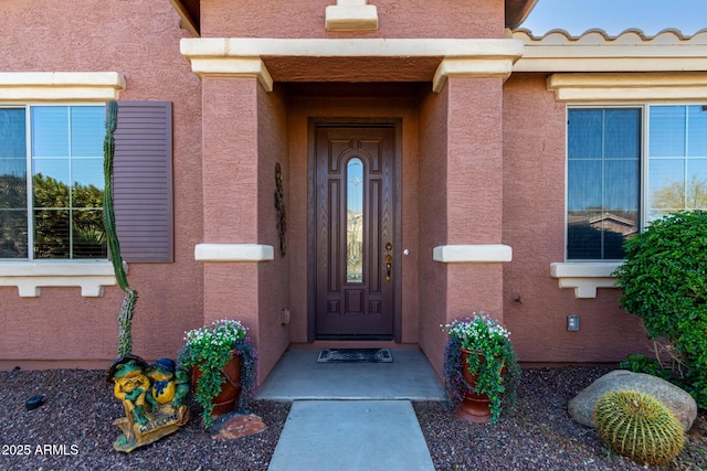 view of entrance to property