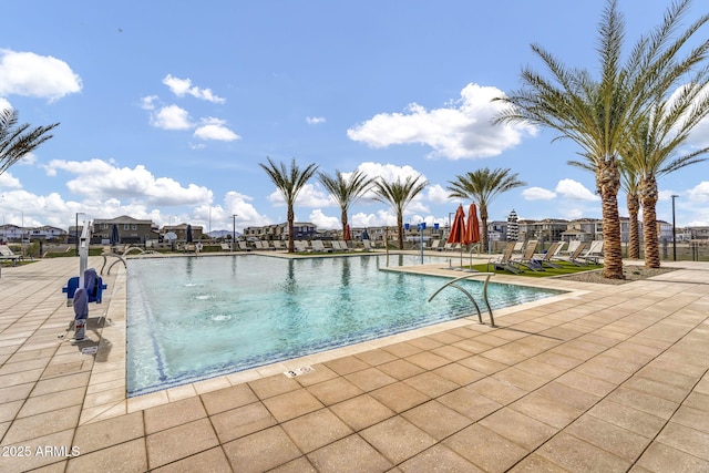 community pool featuring a patio