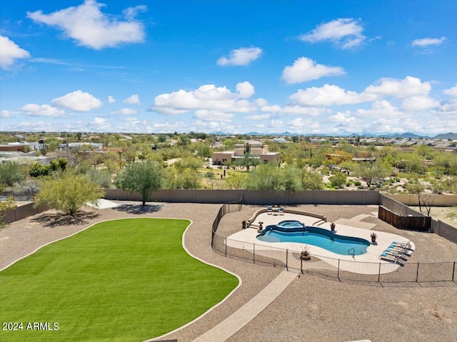 view of pool