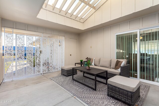 view of patio / terrace featuring outdoor lounge area