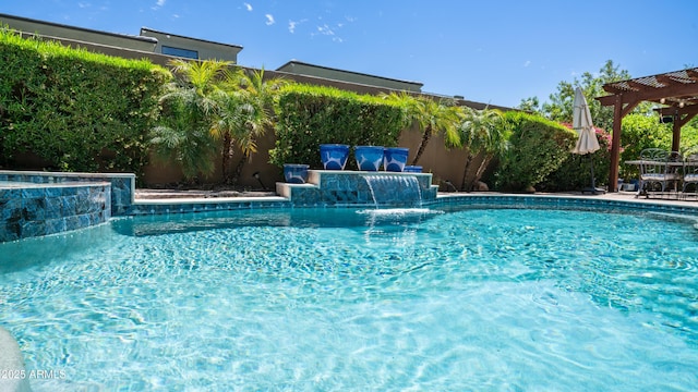 7130 E Saddleback St Unit 58, Mesa, AZ 85207 - outdoor pool with a pergola