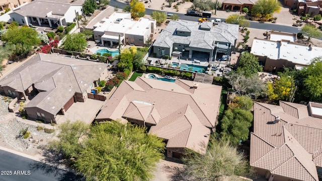 7130 E Saddleback St Unit 58, Mesa, AZ 85207 - aerial view of residential area featuring a pool