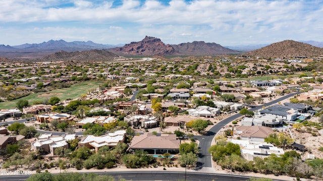 7130 E Saddleback St Unit 58, Mesa, AZ 85207 - aerial view of residential area with mountains