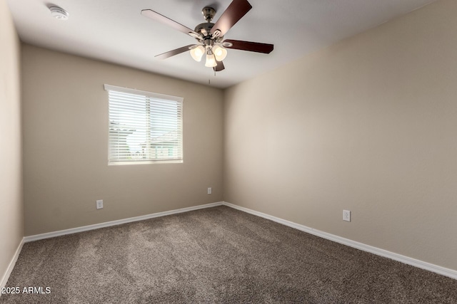 917 E Agua Fria Ln, Avondale, AZ 85323 - carpeted spare room with a ceiling fan, a smoke detector, and baseboards