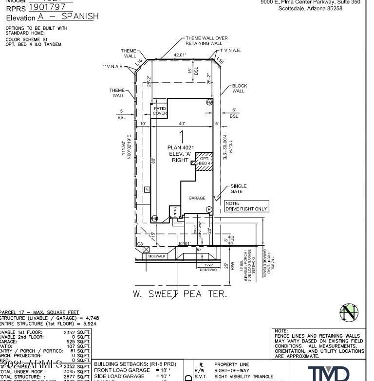 5408 W Sweet Pea Ter, Laveen, AZ 85339 - property floor plan