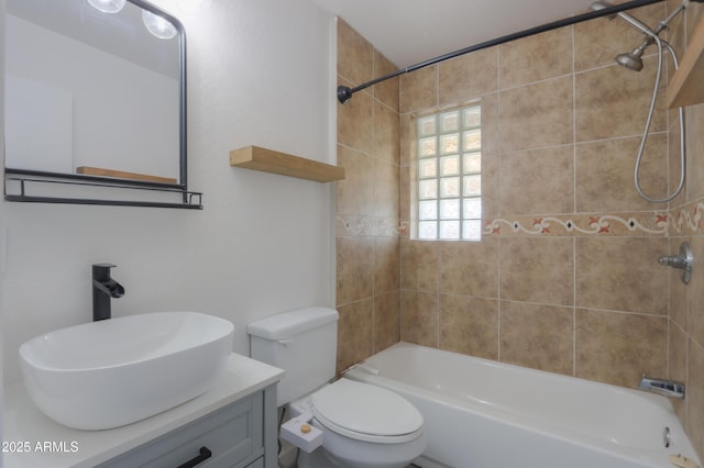 512 N Ironwood, Mesa, AZ 85201 - bathroom featuring  shower combination, toilet, and vanity