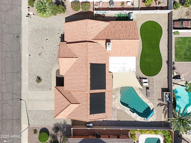 1231 E Sunburst Ln, Tempe, AZ 85284 - view from above of property with a pool