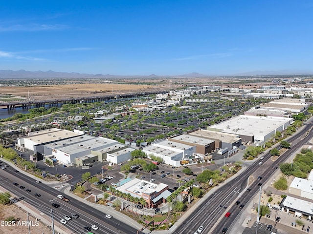 1231 E Sunburst Ln, Tempe, AZ 85284 - drone / aerial view of a main thoroughfare and a water and mountain view