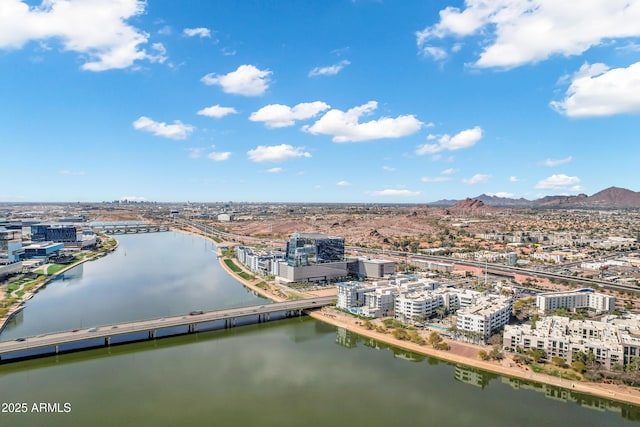 1231 E Sunburst Ln, Tempe, AZ 85284 - view of urban area with a water and mountain view and a notable bridge